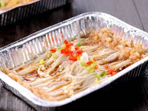 张北锡纸烤金针菇